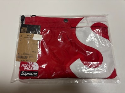 Supreme x The North Face S Logo Shoulder Bag "Red"