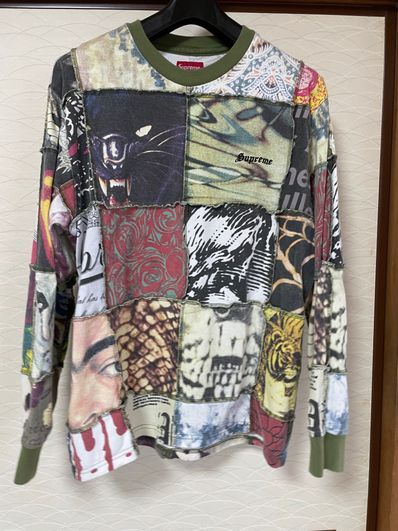 Supreme Mosaic Patchwork L/S Top "Multi"