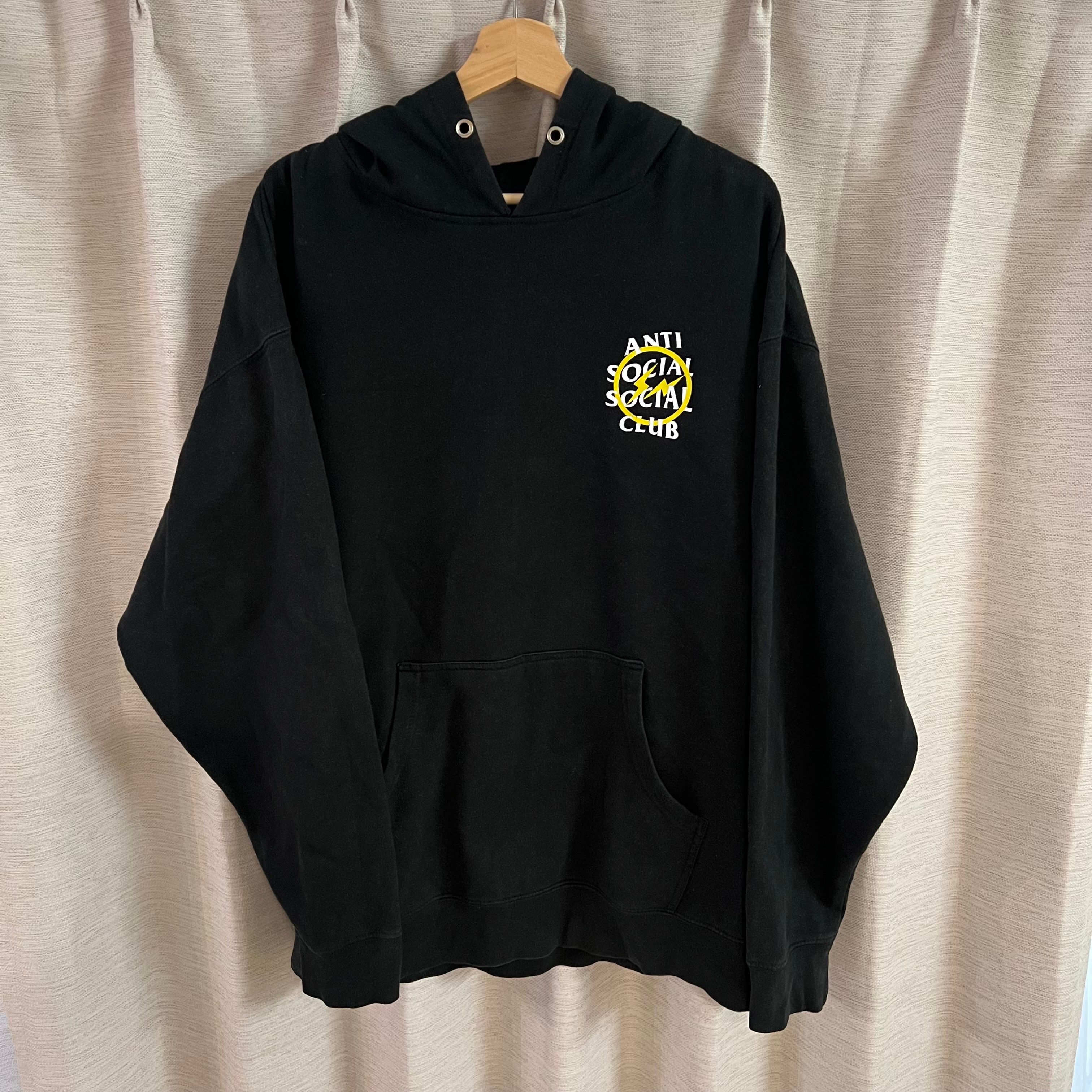 ANTI SOCIAL SOCIAL CLUB x FRAGMENT BOLT HOODIE "Yellow"