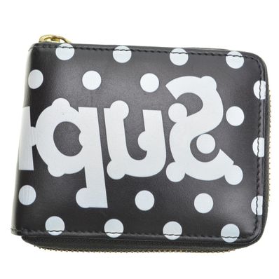 シュプリーム 2014 コムデギャルソン シャツ ドットロゴ 2つ折り 財布