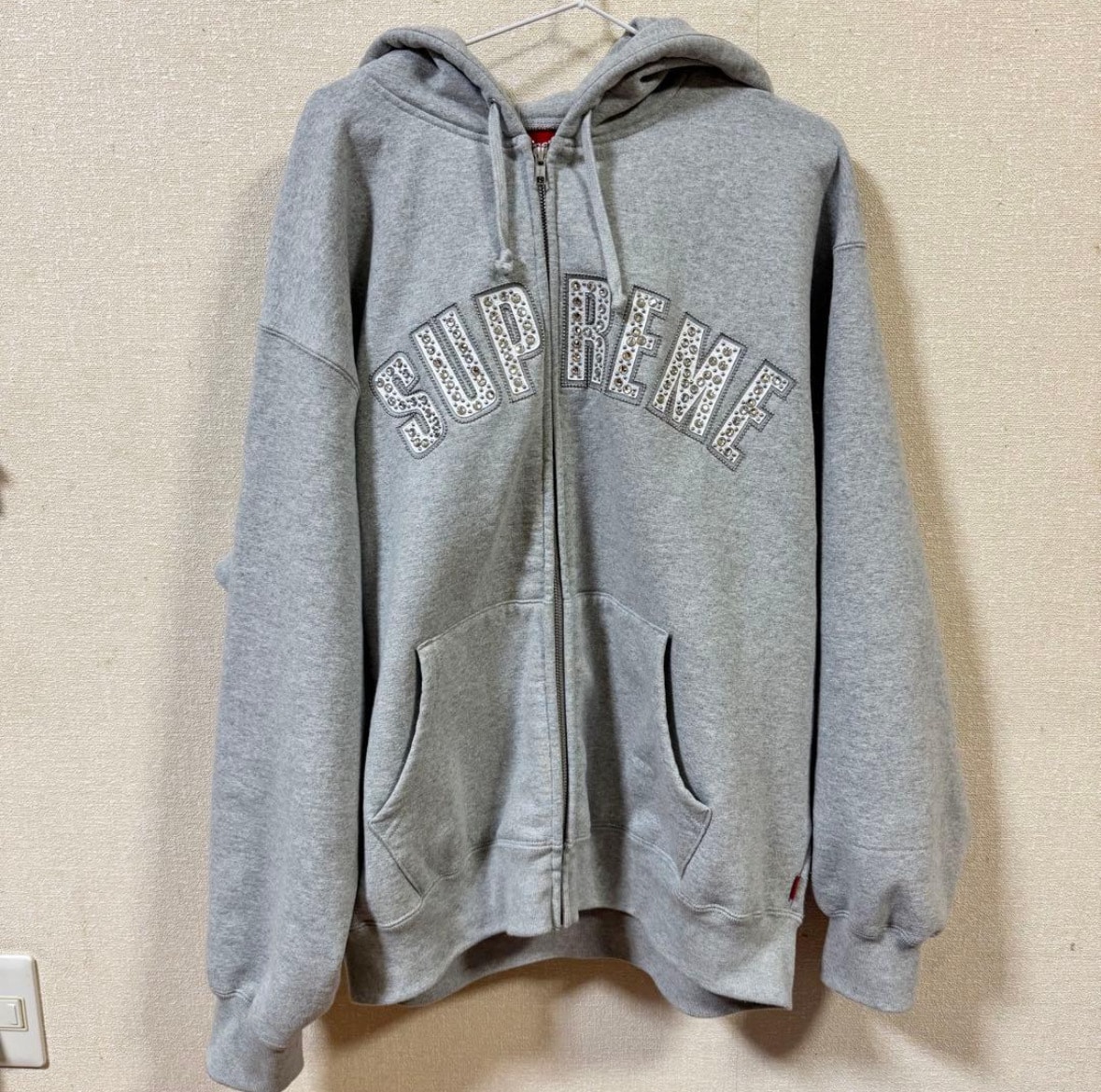 Supreme x B.B. Simon Zip Up Hooded Sweatshirt "Heather Grey"