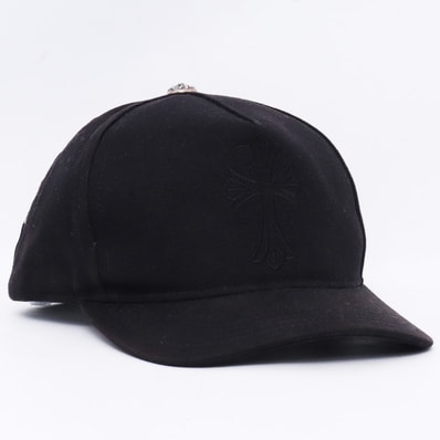 Chrome Hearts Baseball Denim Cap Cross "Black"