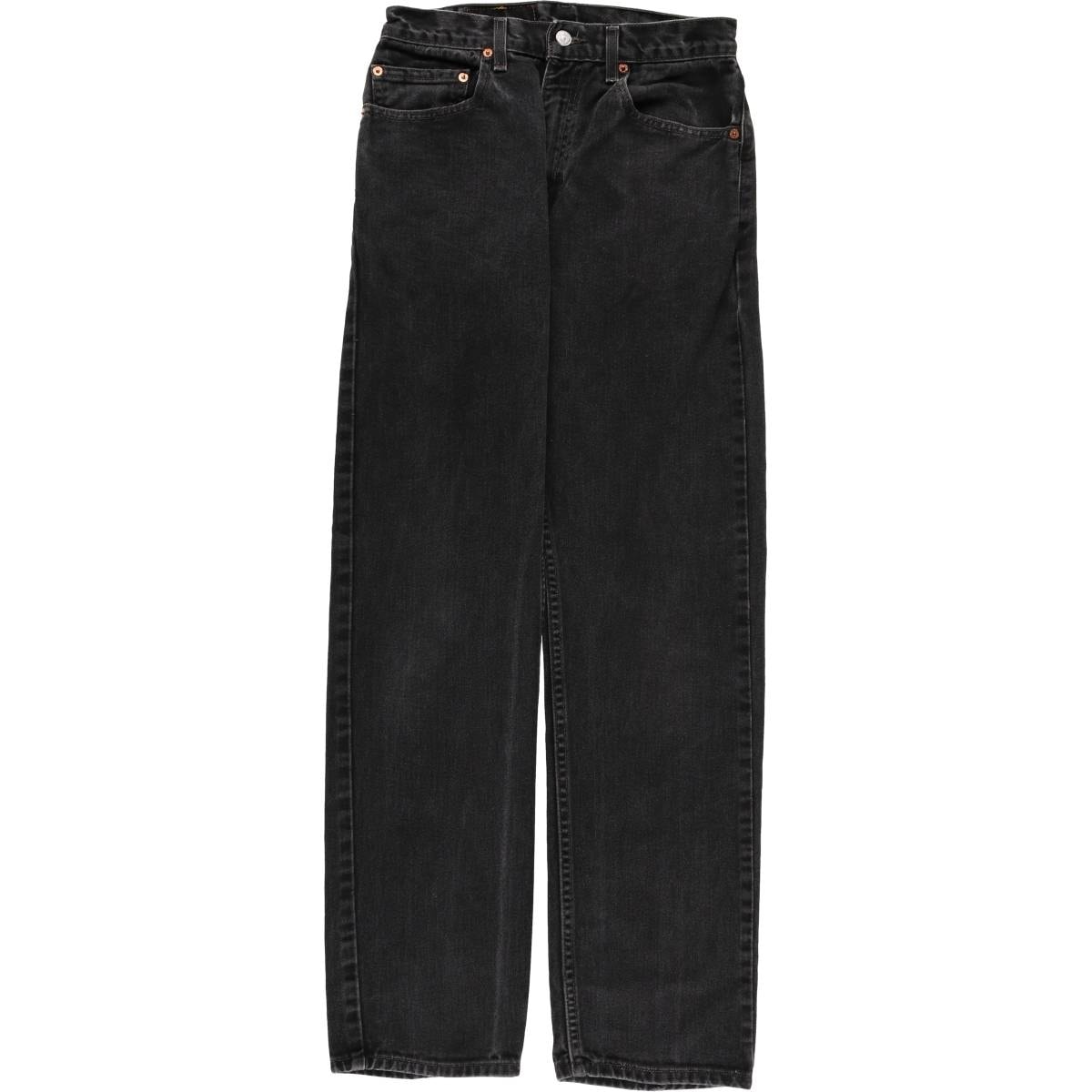 古着 00年代 リーバイス Levi's 505 REGULAR FIT STRAIGHT LEG 505-0260 ブラックデニム テーパードデニムパンツ メンズw30相当/eaa574996
