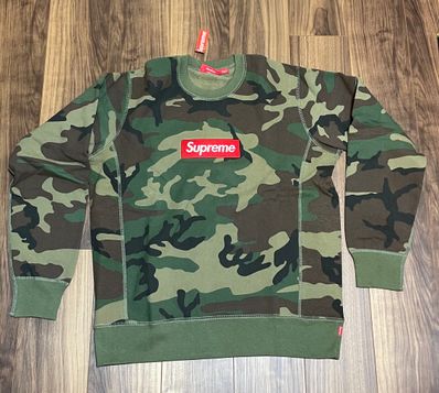 Supreme Box Logo Crewneck "Woodland Camo" (15FW)