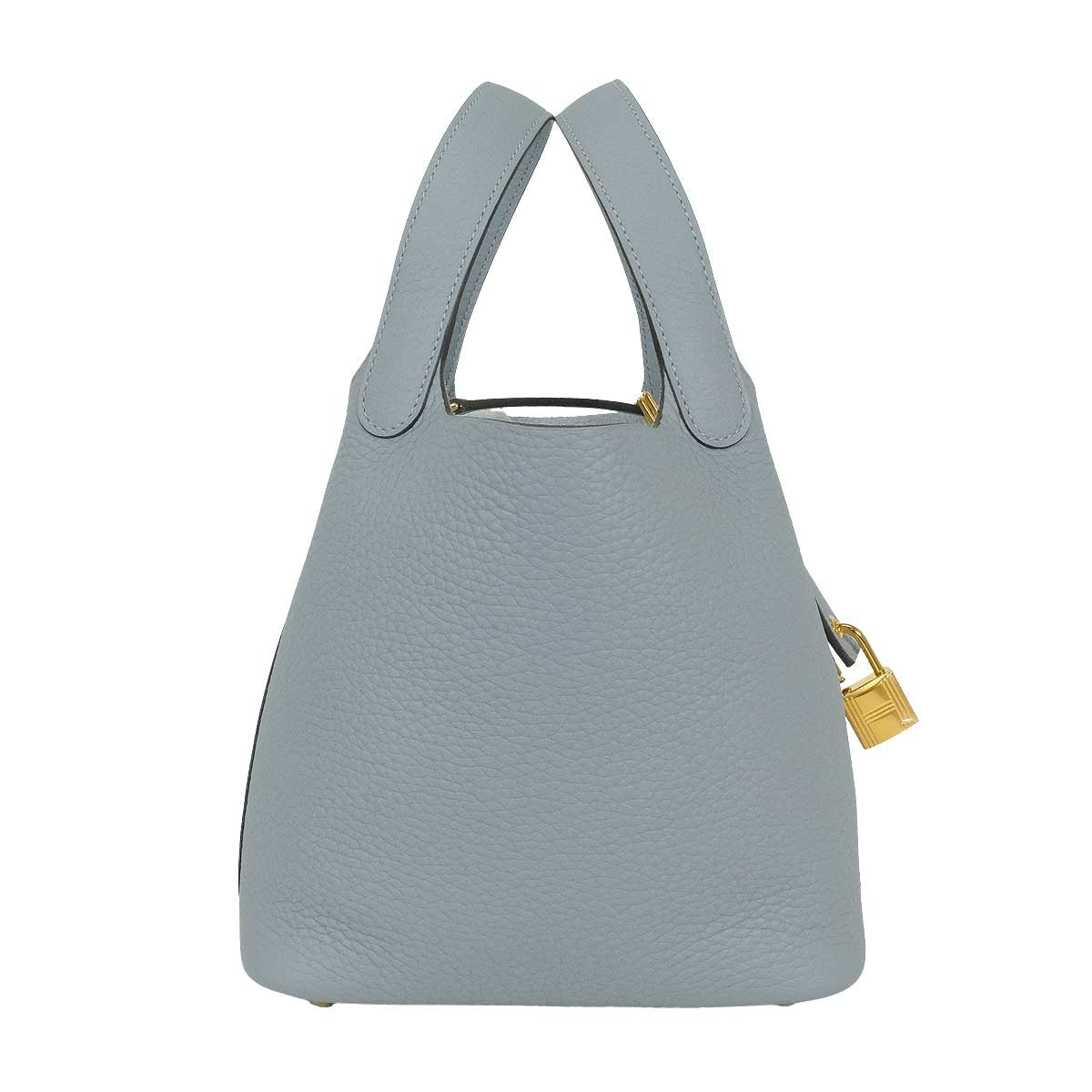 【恵比寿明治通り店】HERMES エルメス ハンドバッグ ピコタンロック 18 PM グリパンタン トリヨンクレマンス ゴールド金具 K刻印 新品