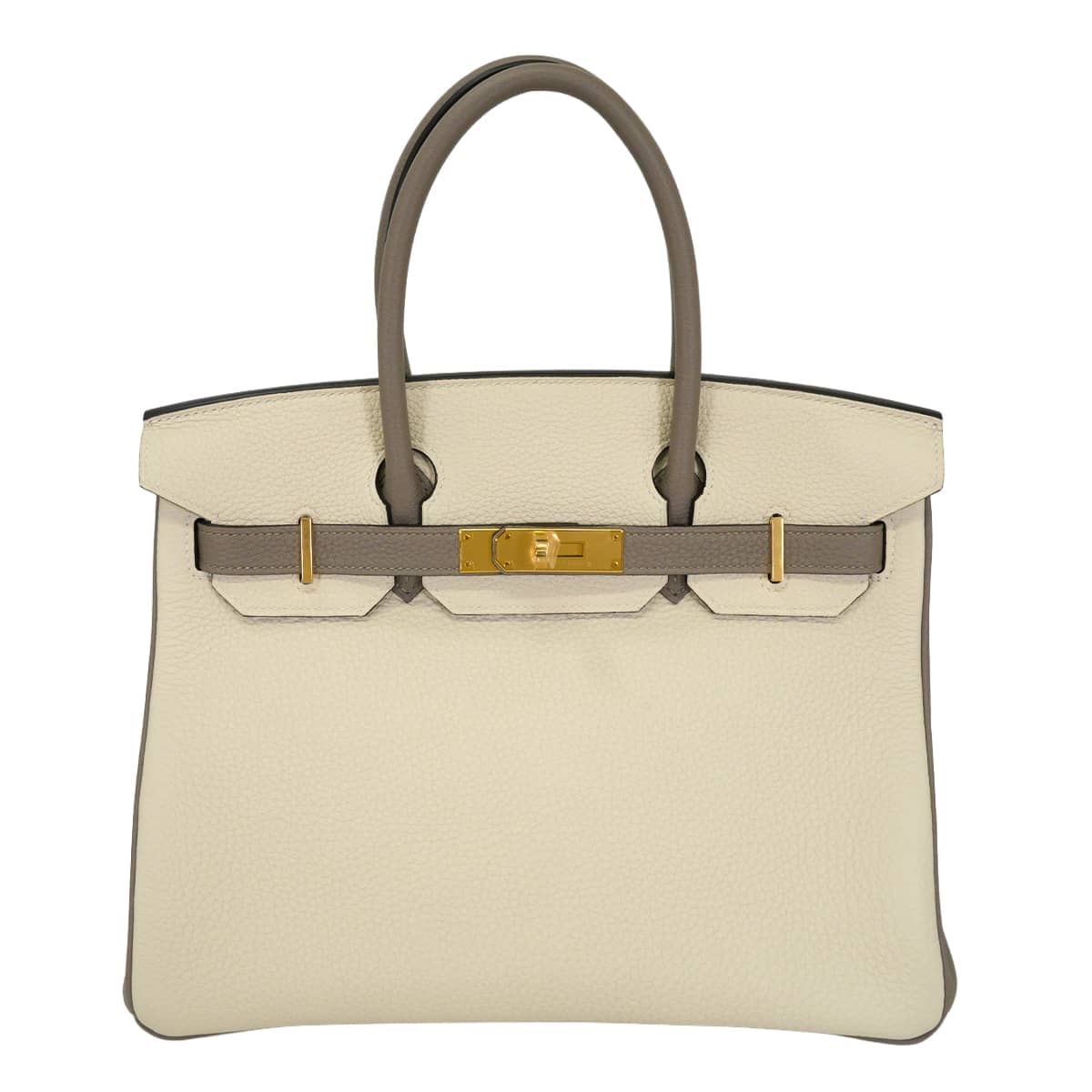 HERMES エルメス ハンドバッグ バーキン30 スペシャルオーダー クレ/グリアスファルト トゴ マットゴールド金具 Z刻印 新品未使用