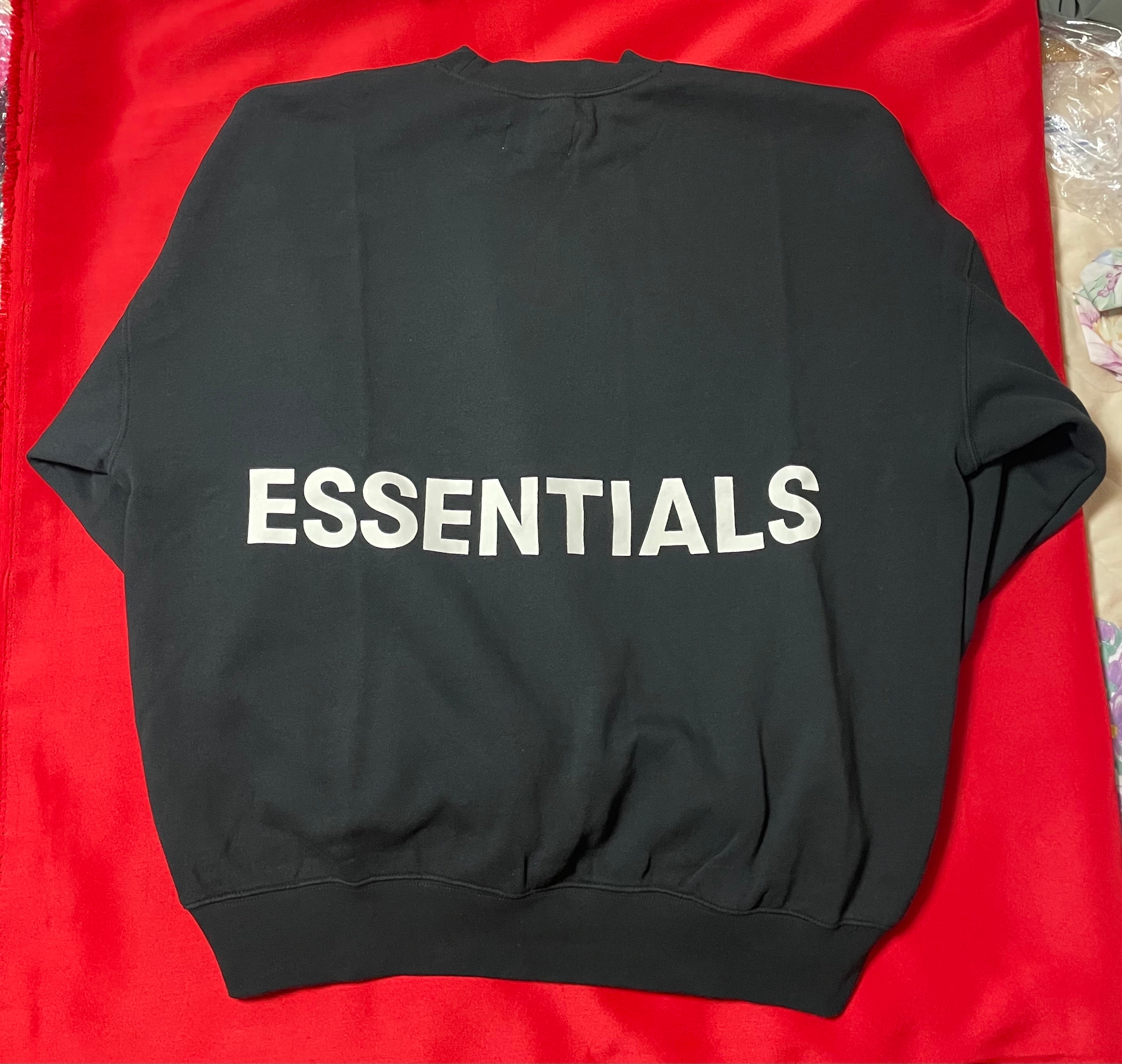 FEAR OF GOD Essentials Crew Neck Sweatshirt "Black"