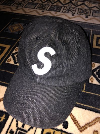 Supreme Kevlar Denim S Logo 6-Panel "Black"