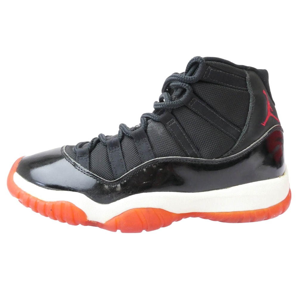NIKE ナイキ スニーカー 130245-062 96年製 AIR JORDAN 11 OG Playoffs エアジョーダン 11 プレーオフ ハイカット スニーカー ブラック系 27cm【中古】