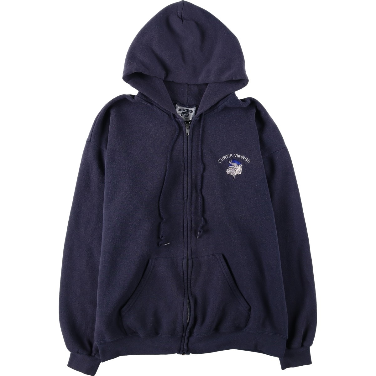 古着 90~00年代 リー Lee カレッジ スウェットフルジップパーカー メンズL相当/eaa633040