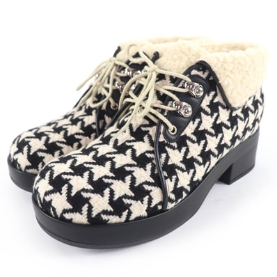 未使用品 グッチ ショートブーツ ブラック レディース 37 591039