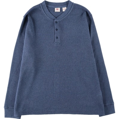 古着 リーバイス Levi's STANDARD FIT ヘンリーネック サーマルロングTシャツ メンズXL相当/eaa620384