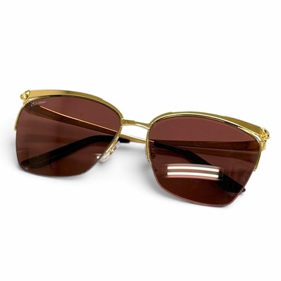 未使用品 カルティエ パンテール サングラス 59□16 140 CT0124S