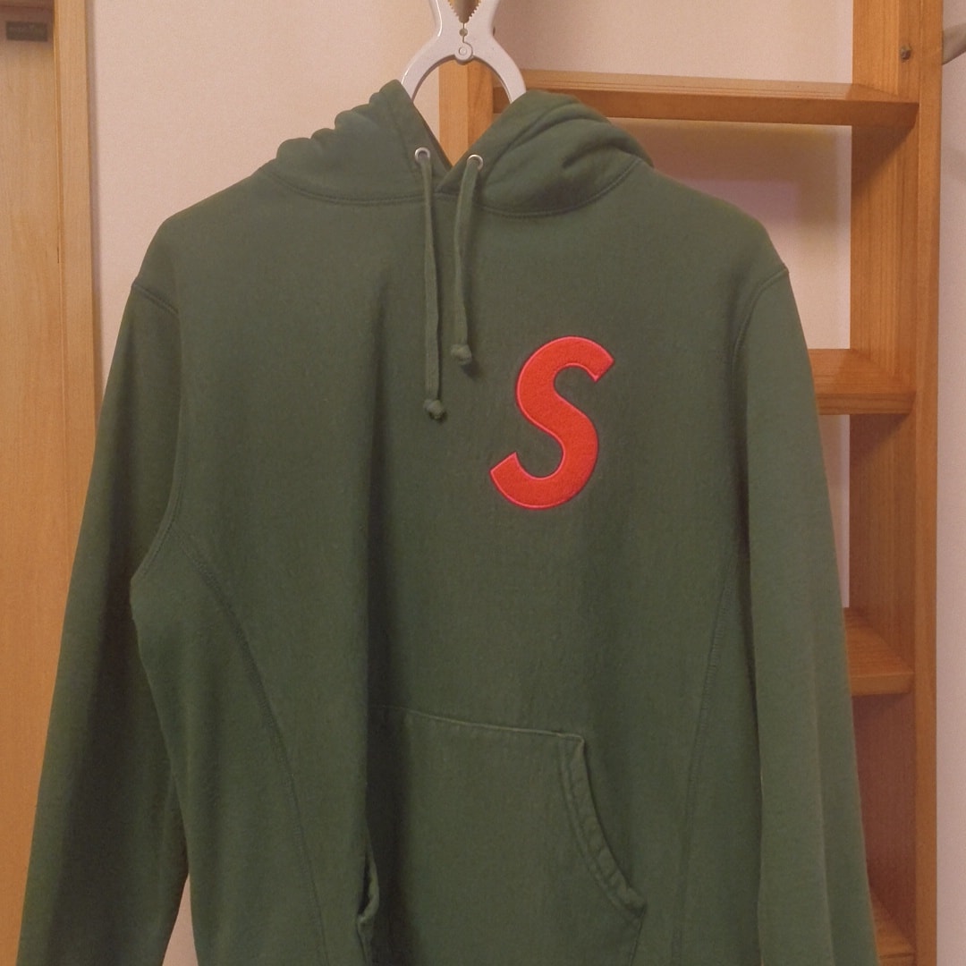 Supreme S Logo Hooded Sweatshirt "Green" (19FW)