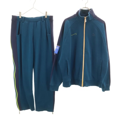 PUMA プーマ ADER ERROR アーダーエラー コラボ トラックジャケット 上下セットアップ M ブルー