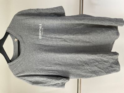 FEAR OF GOD Essentials Boxy Logo T-Shirt "Grey"