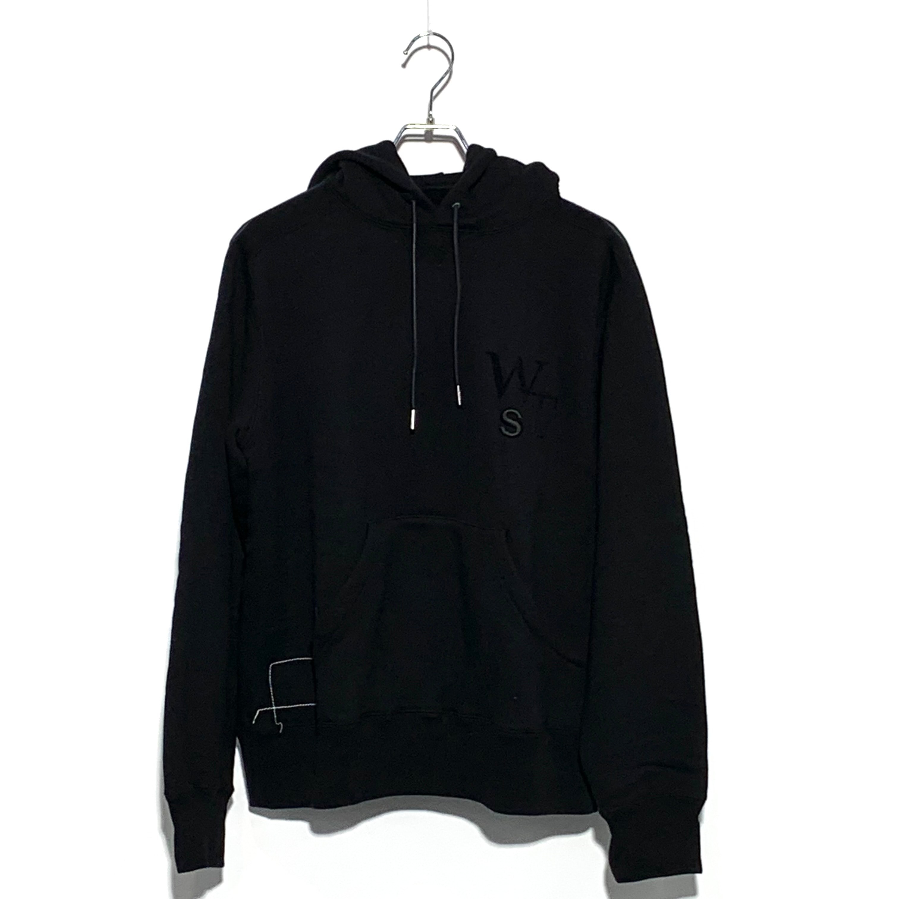 WTAPS x sacai Flock Print Hoodie / Hoody / Cotton "Black" 2423234D-CSM01S / 25-0925S