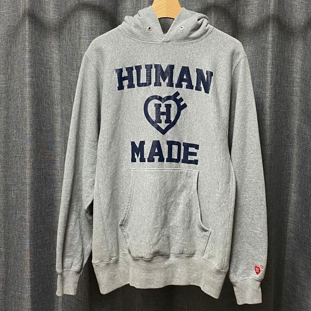 ヒューマン メイド ピザ フーディー "グレー"