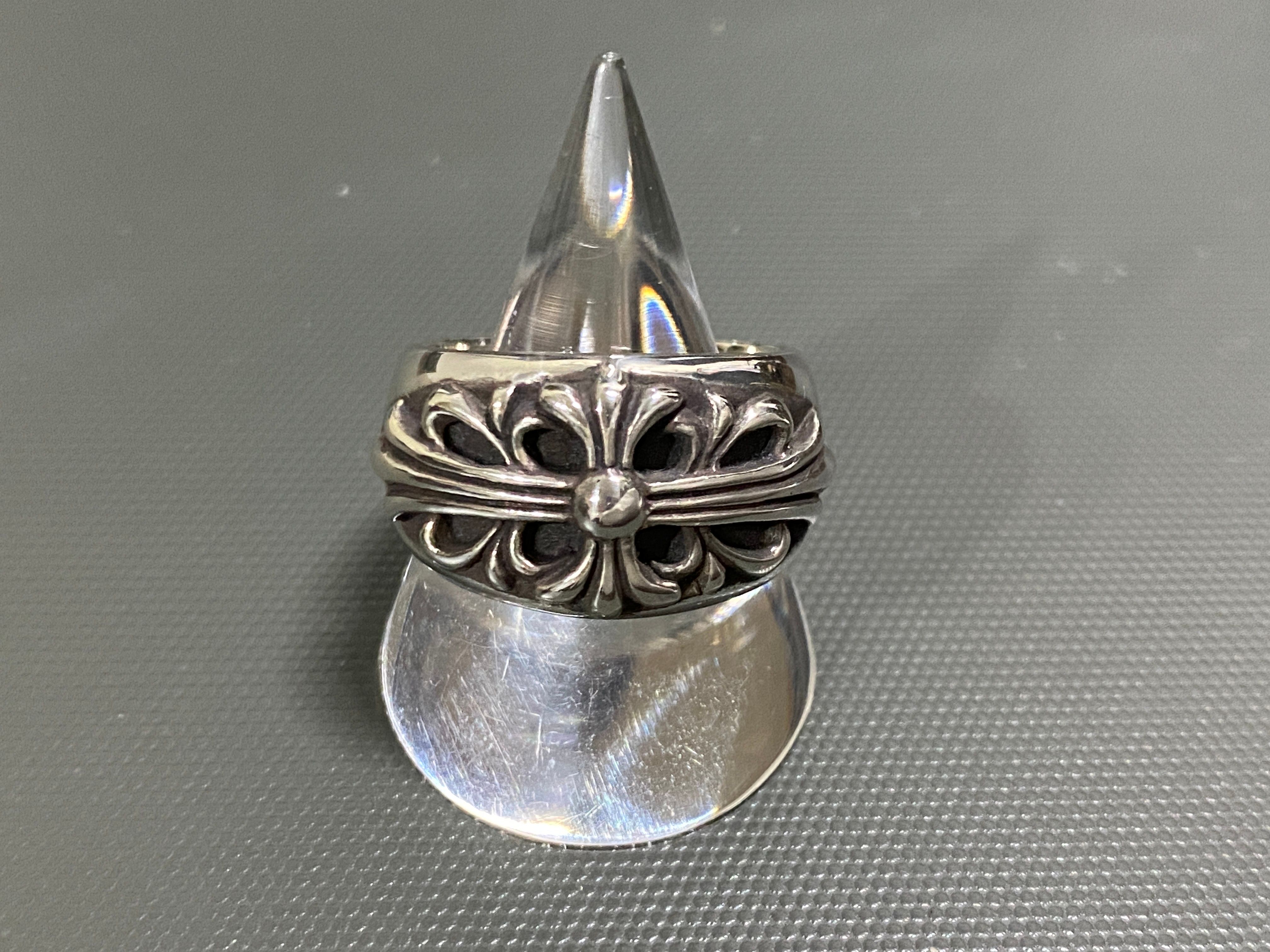 Chrome Hearts Floral Cross Ring "Silver"