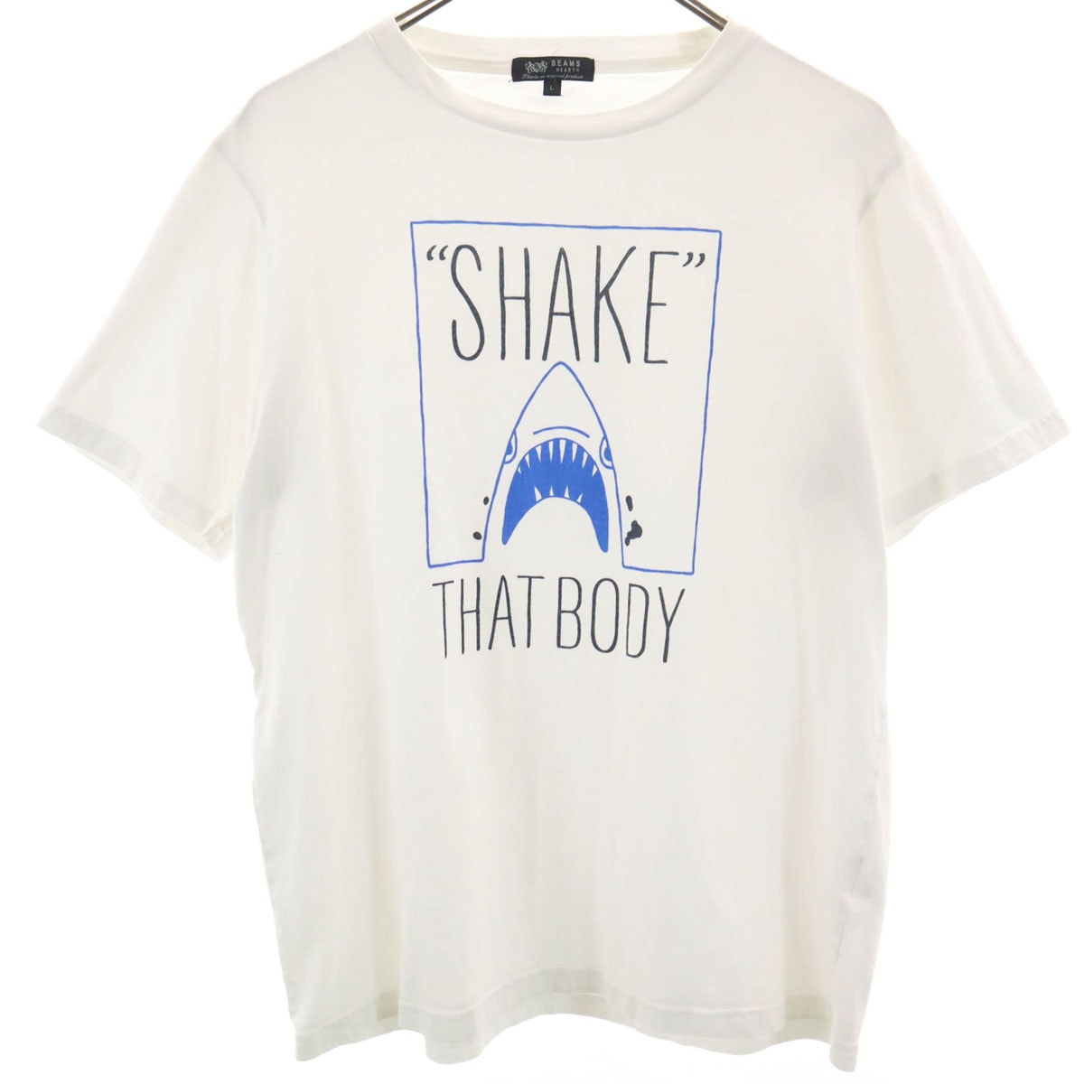 BEAMS HEART ビームスハート 半袖 Tシャツ L ホワイト系