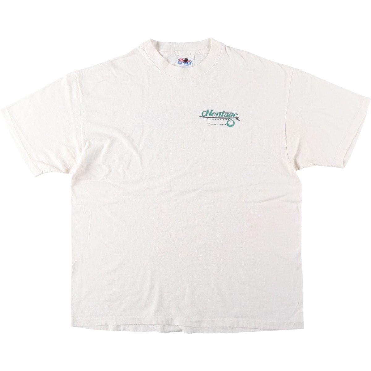 古着 90年代 ヘインズ Hanes BEEFY-T Heritage Longboards by Rick Adams ロゴTシャツ USA製 メンズXL相当 ヴィンテージ/eaa661566