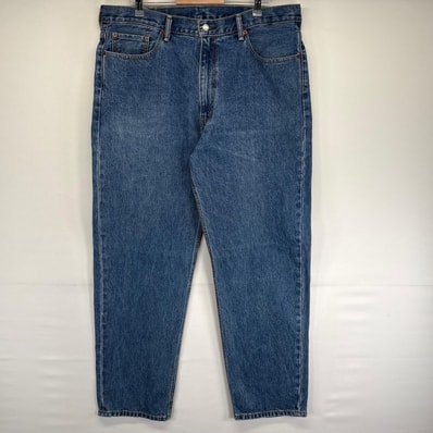 古着 リーバイス Levi's デニム パンツ 550 5ポケット 大きいサイズ テーパード ジッパーフライ w40 L34 ブルー系 メンズ