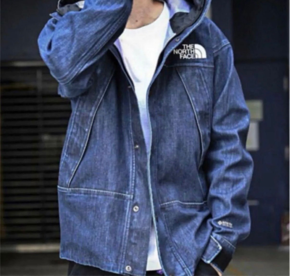 新品未使用 THE NORTH FACE GTX DENIM MOUNTAIN JACKET Mサイズ 直営店限定 NP61931R