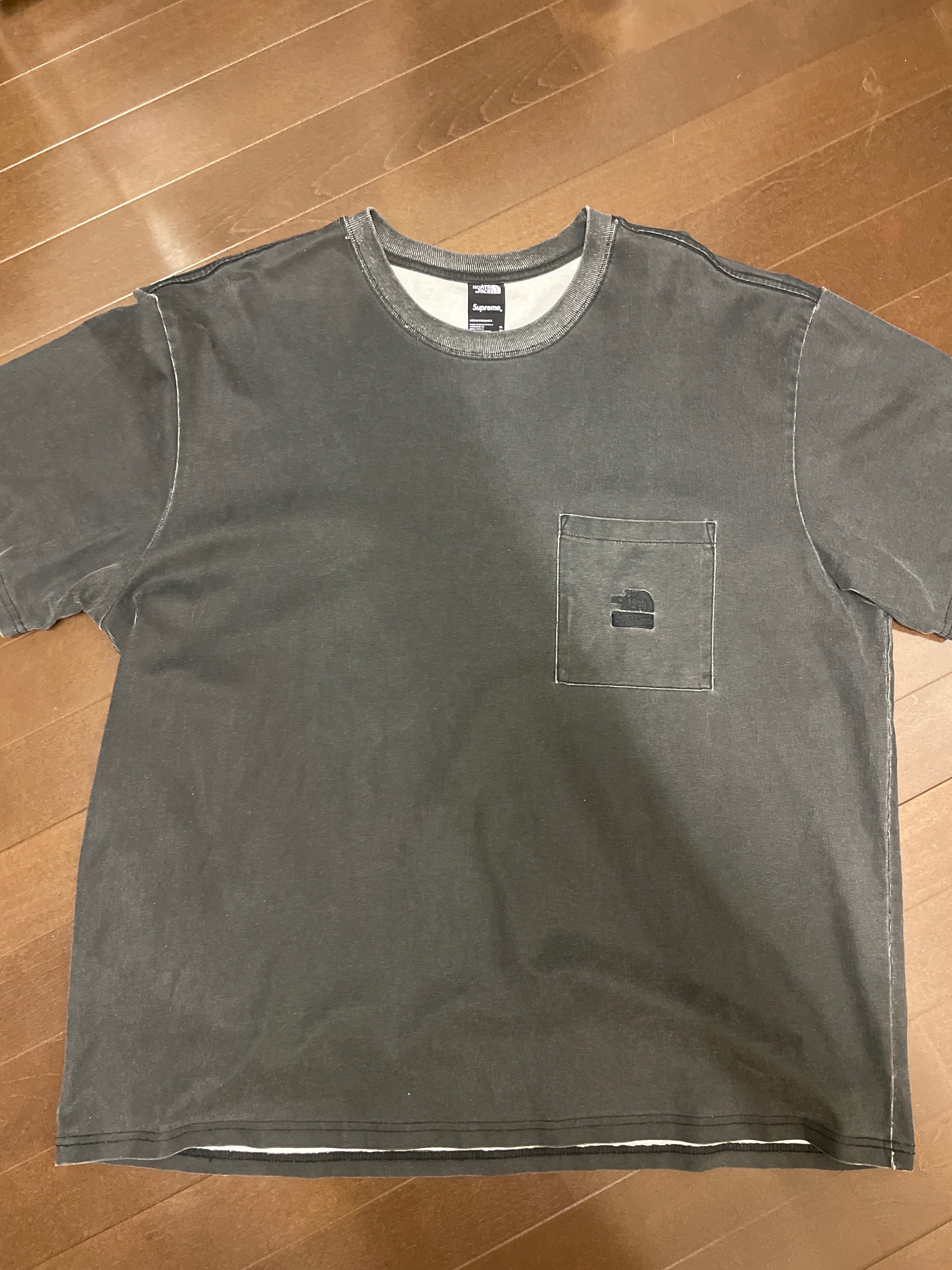Supreme x The North Face Pigment Printed Pocket Tee "Black"
