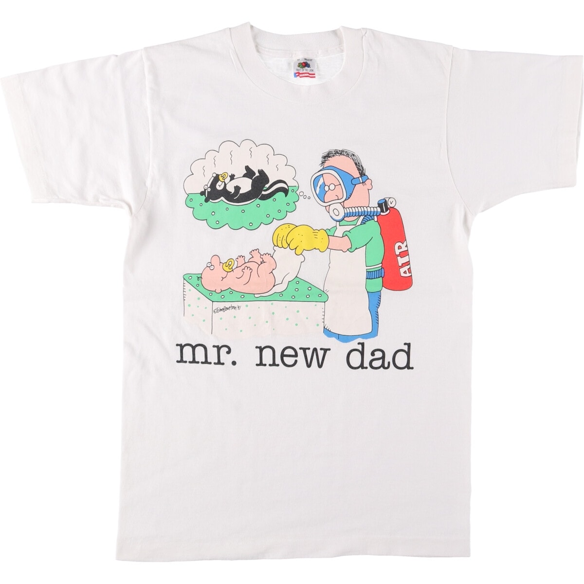 古着 90年代 フルーツオブザルーム FRUIT OF THE LOOM プリントTシャツ USA製 メンズM相当 ヴィンテージ/eaa553134