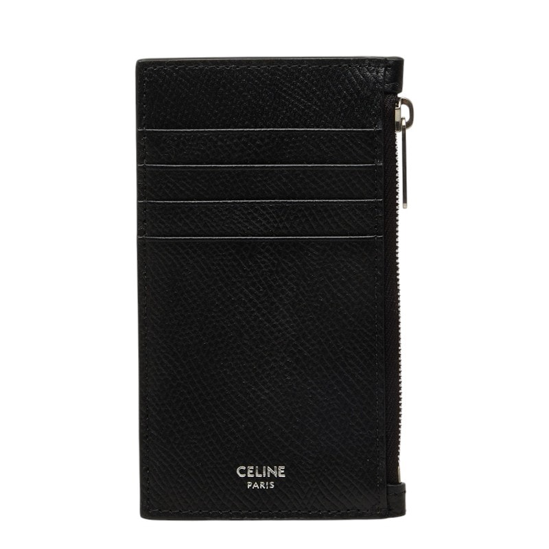 セリーヌ コインケース カードホルダー ブラック レザー レディース CELINE 中古
