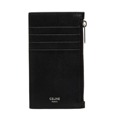 セリーヌ コインケース カードホルダー ブラック レザー レディース CELINE 中古
