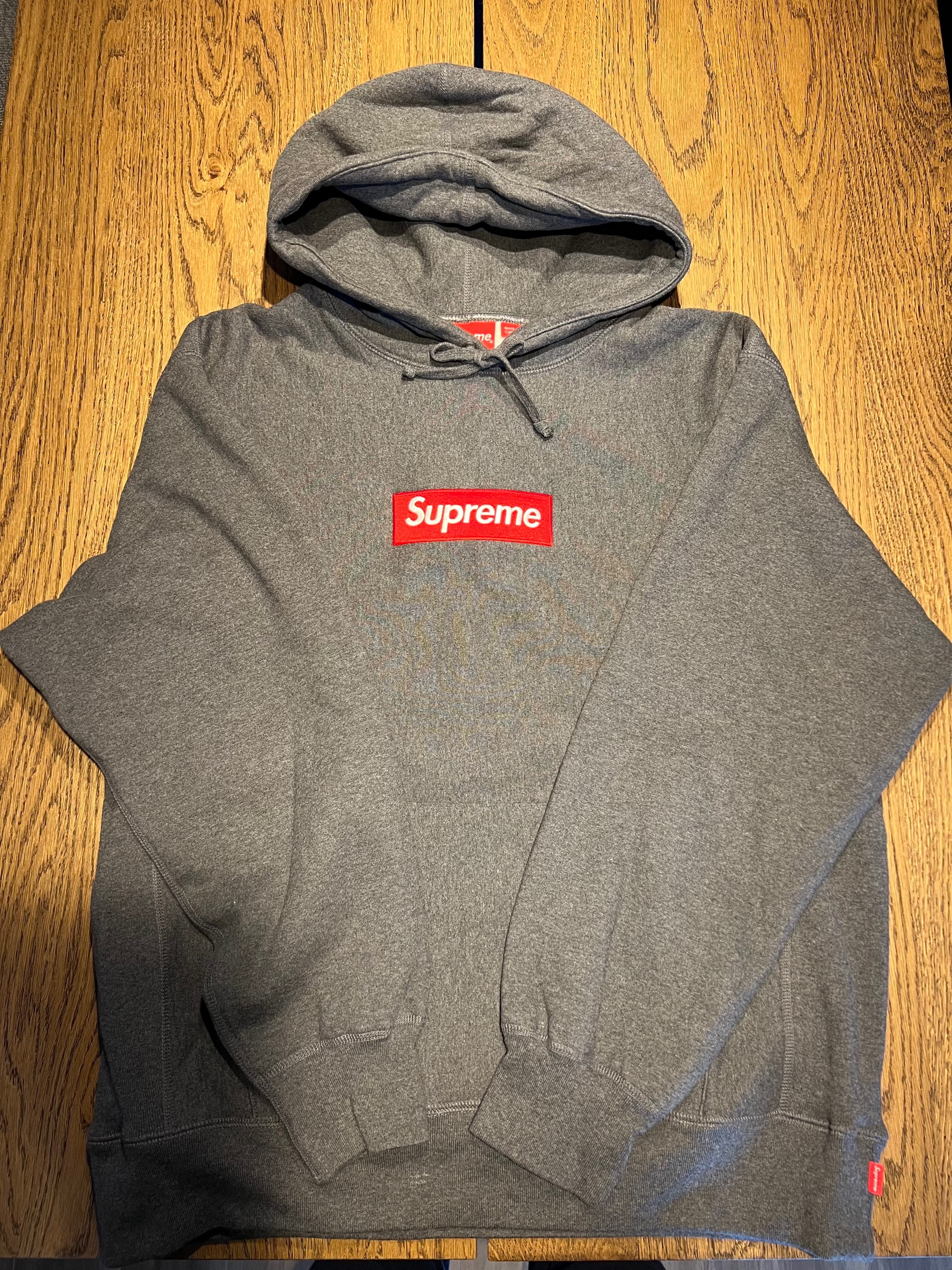 Supreme Box Logo Hooded Sweatshirt "Charcoal" (21FW)