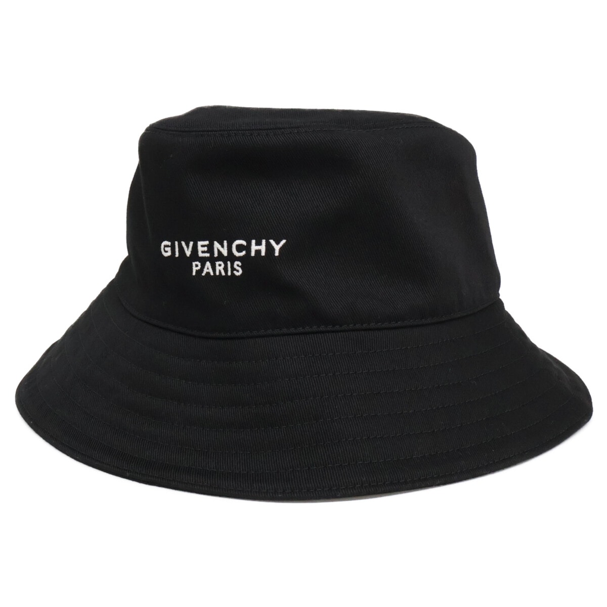 ジバンシィ 【新品同様/国内正規】BPZ0CBP0C4 001 エンブロイドロゴ バケットハット M 58