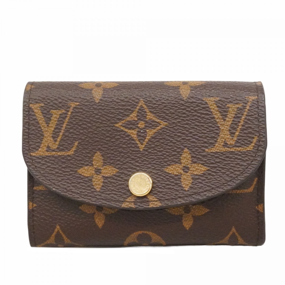 ★SALE【6db1354】ルイヴィトン コインケース モノグラム ポルトモネロザリ M62361 ブラウン ローズバレリーヌ【中古】レディース