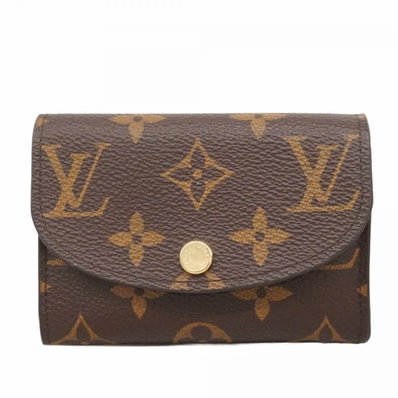 ★SALE【6db1354】ルイヴィトン コインケース モノグラム ポルトモネロザリ M62361 ブラウン ローズバレリーヌ【中古】レディース