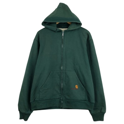 古着 90年代 カーハート Carhartt スウェットフルジップパーカー USA製 メンズXL相当 ヴィンテージ/eaa681721