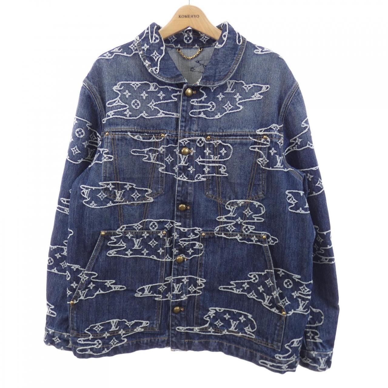 ルイヴィトン LOUIS VUITTON モノグラム デニム ワークウェアブルゾン HTA83WYPZ デニムジャケット