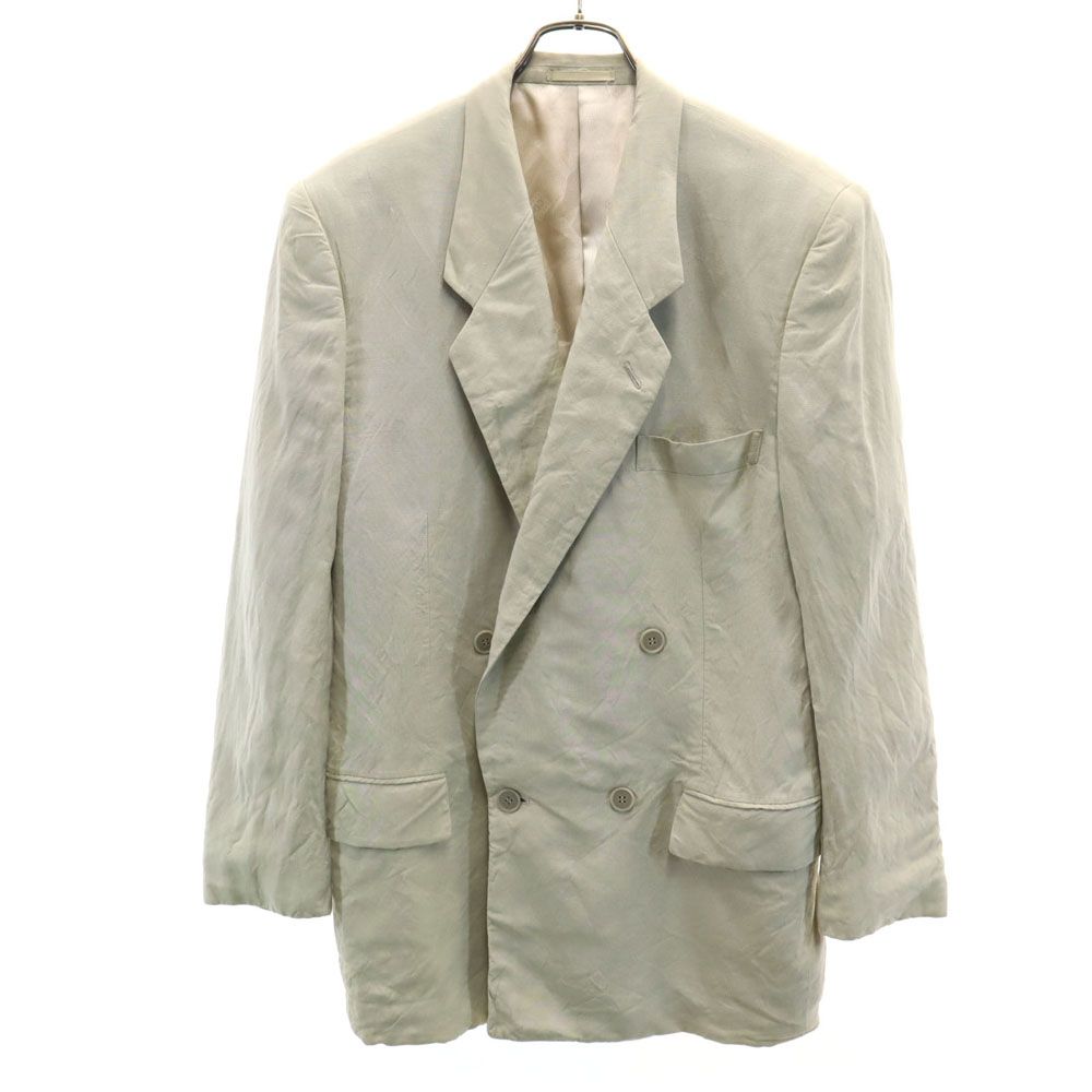 Christian Dior クリスチャンディオール 90s オールド レーヨンブレンド テーラードジャケット M クリーム