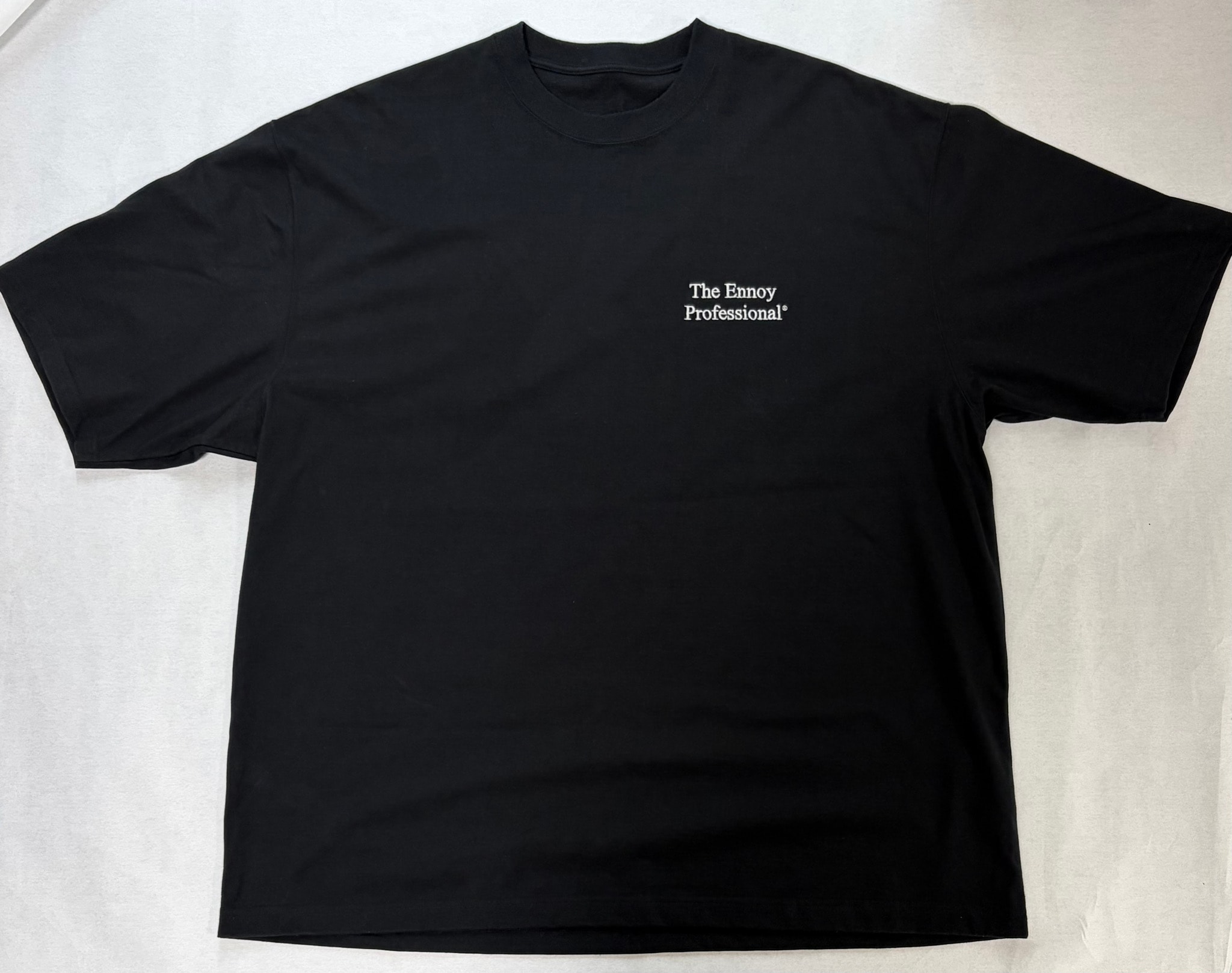 ENNOY Professional Logo T-Shirt "Black/White" (24SS) SS24BRENCT04NTL