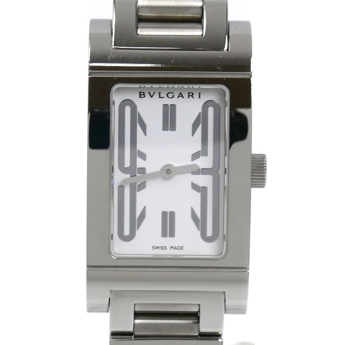 BVLGARI ブルガリ レッタンゴロ 腕時計 電池式 RT39S レディース【中古】