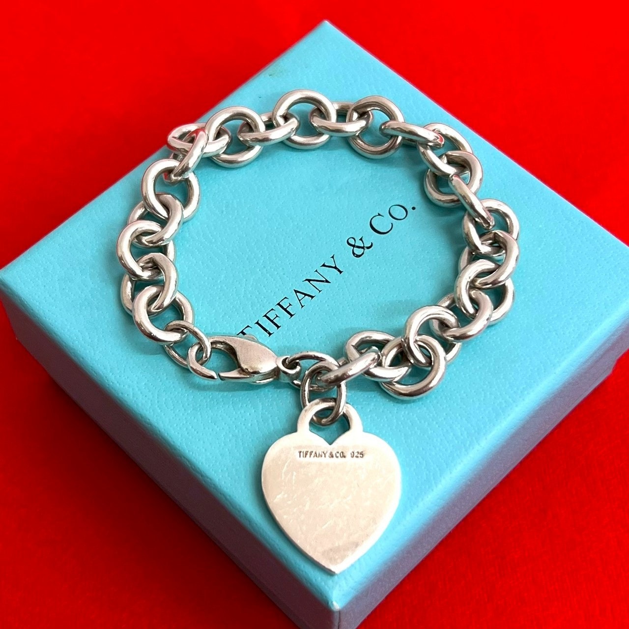 TIFFANY&Co. ティファニー ハートタグ シルバー925 ブレスレット シルバー
23413