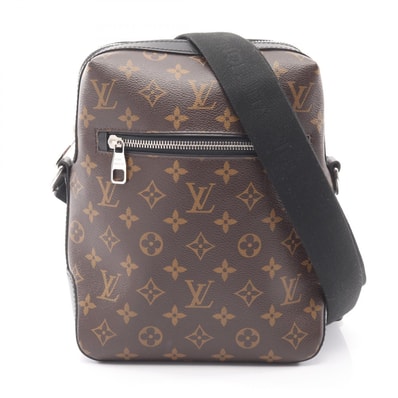 ルイ・ヴィトン LOUIS VUITTON トーレスPM ショルダーバッグ バッグ PVCコーティングキャンバス レザー モノグラム・マカサー メンズ レディース ブラウン系 / ブラック系 M40635 【中古】