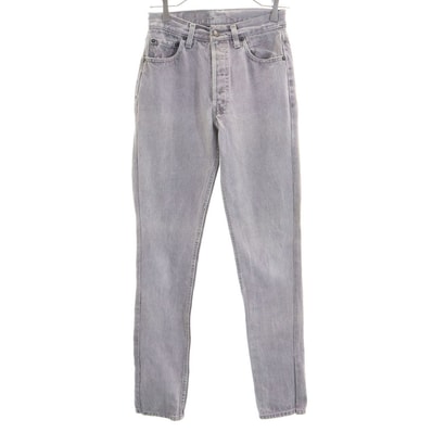 Levi's リーバイス 90s USA製 ブラックデニム 先染め デニムパンツ W28 グレー ジーンズ