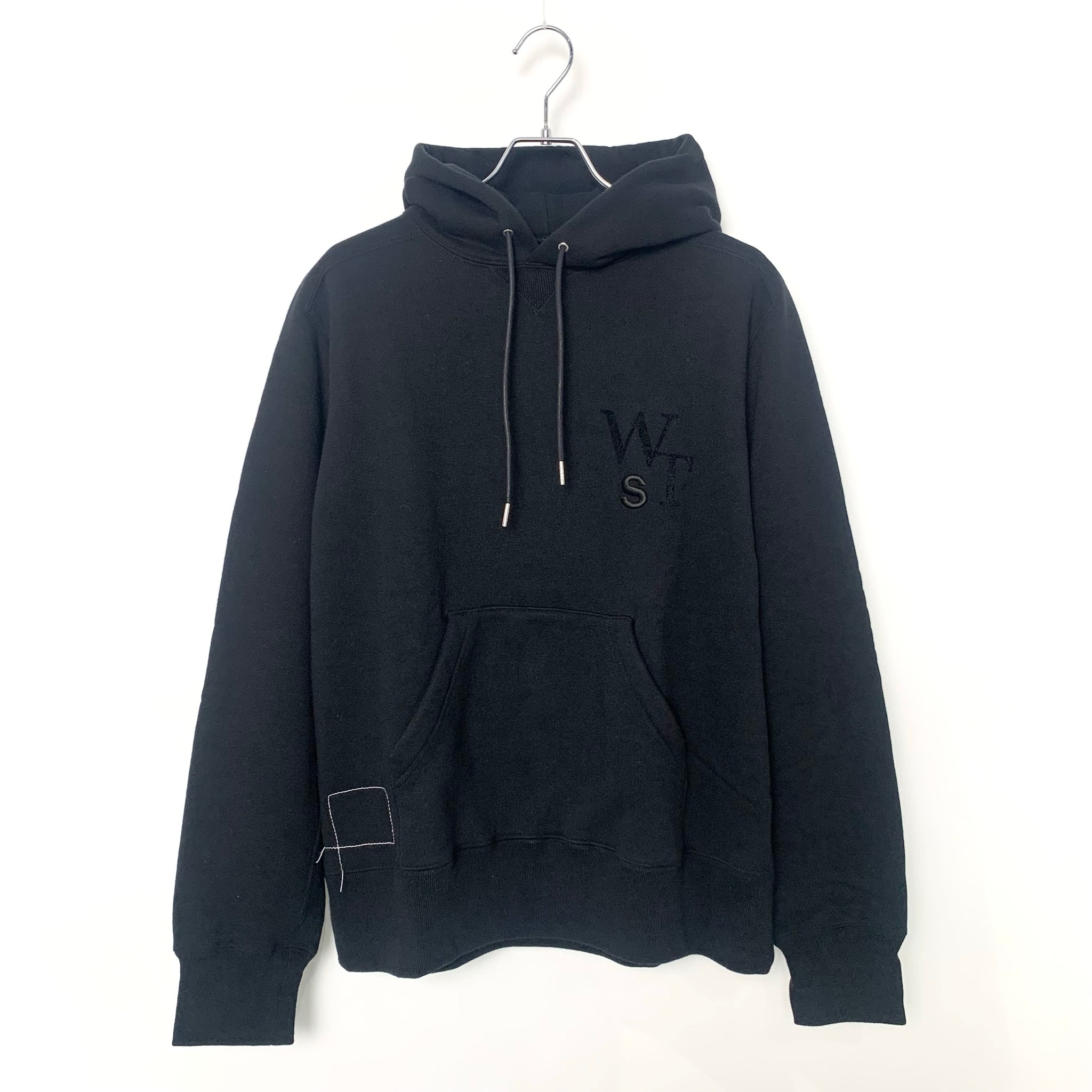 WTAPS x sacai Flock Print Hoodie / Hoody / Cotton "Black" 2423234D-CSM01S / 25-0925S