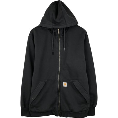 古着 カーハート Carhartt RAIN DEFENDER スウェットフルジップパーカー メンズM相当/eaa633068