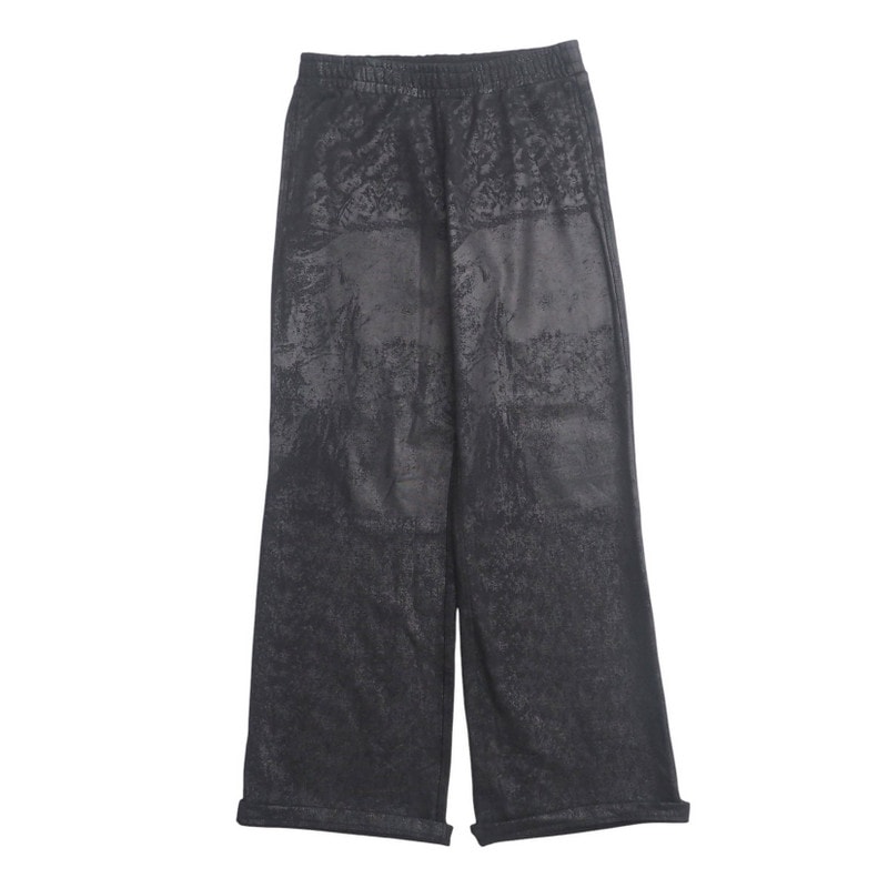 ■未使用品■2024年製■DIESEL ディーゼル SUNNYLONG-OUT ワイドパンツ サイズM Dロゴ 箔プリント スウェットパンツ 20250401/RA3973