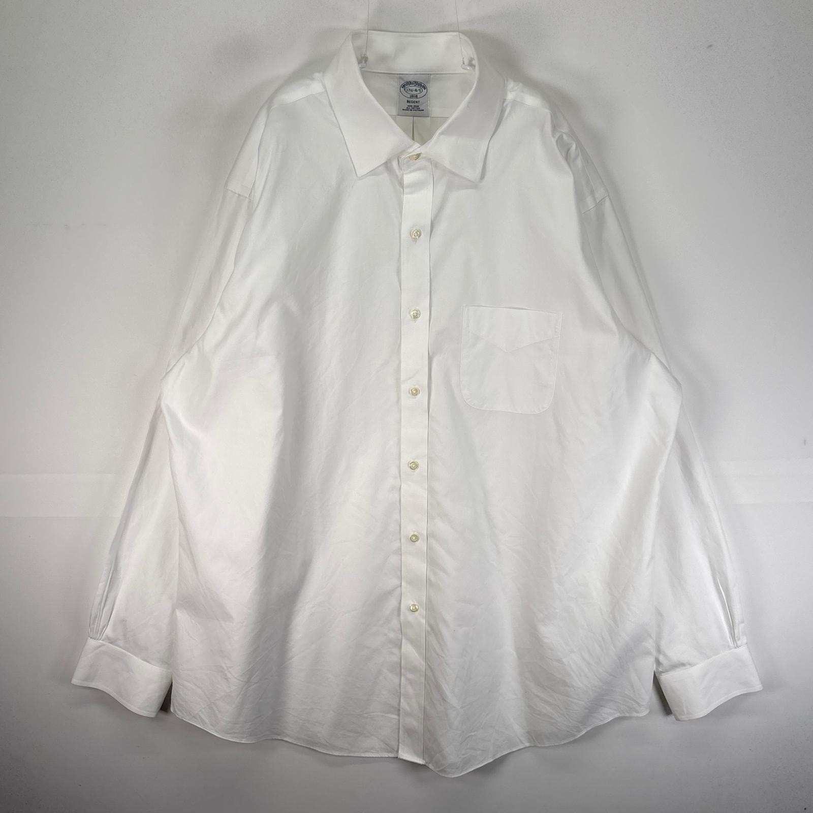 古着 ブルックスブラザーズ Brooks Brothers 長袖シャツ XL  ホワイト 無地 メンズ