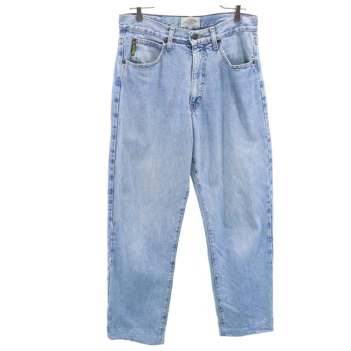 ARMANI JEANS アルマーニジーンズ 90s イタリア製 オールド テーパードデニムパンツ w34 ウォッシュブルー ジーンズ