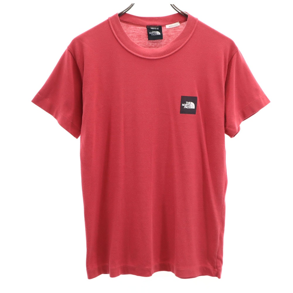 THE NORTH FACE ノースフェイス 日本製 NT-5485 アウトドア 半袖 Tシャツ XS 赤系