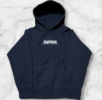 Supreme Bandana Box Logo Hooded Sweatshirt "Black"